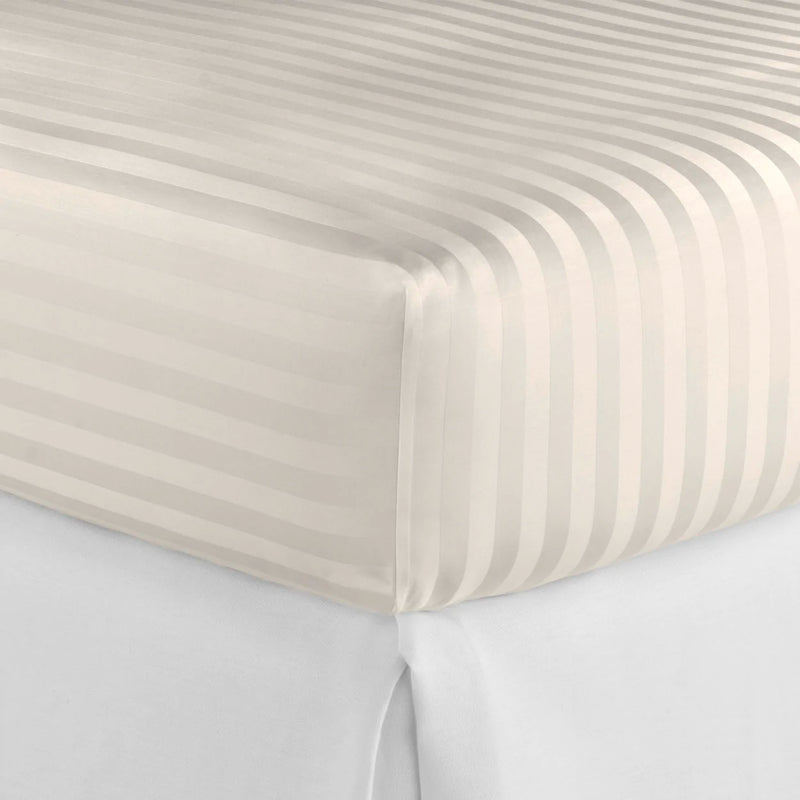 Peacock Alley Soprano Stripe Sateen Fitted Sheet