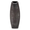 Textured Black Free Formed Tall Vase