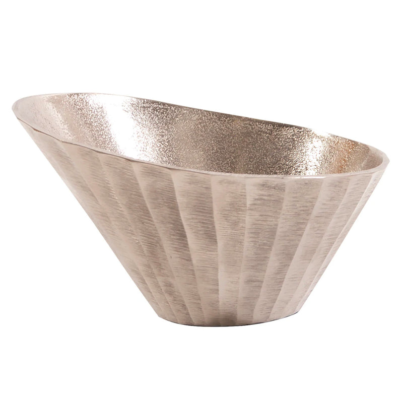 Chiseled Metal Bowl
