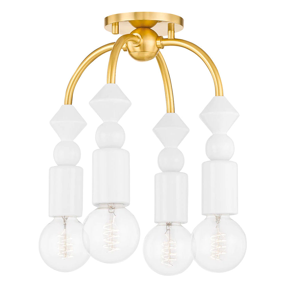 Mitzi Flora Semi Flush Ceiling Mount - Final Sale