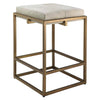 Jamie Young Shelby Antique Brass Counter Stool