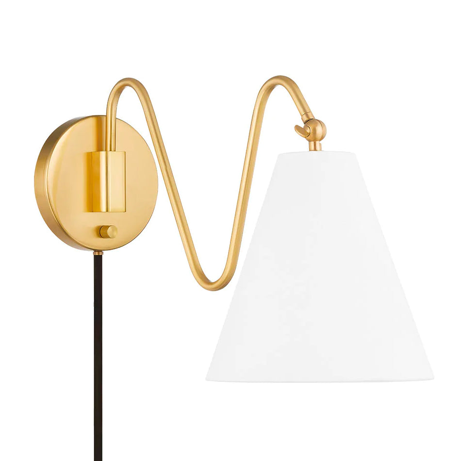 Tali Roth x Mitzi Onda 1-Light Plug-In Wall Sconce