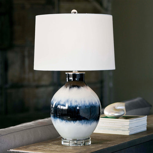 Regina Andrew x Coastal Living Indigo Glass Table Lamp