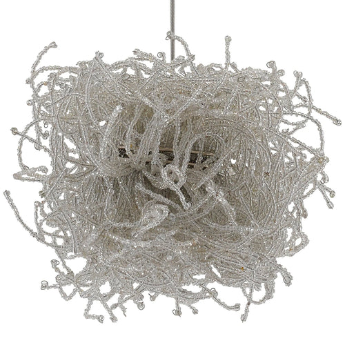 Currey & Co Birds Nest 1-Light Multi-Drop Pendant