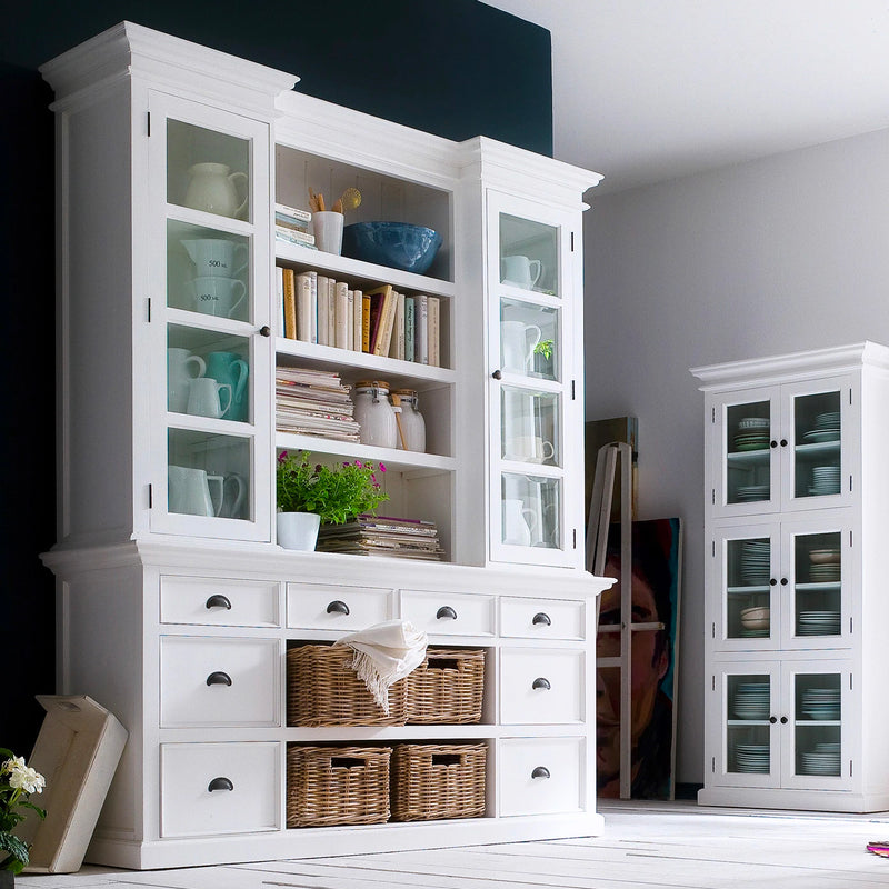 Beckton Basket Library Hutch β Paynes Gray
