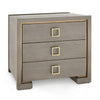 Villa and House Blake 3 Drawer Side Table