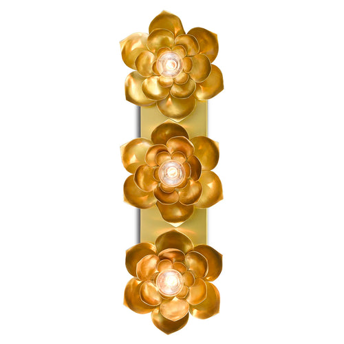 Currey & Co Blossom Three-Light Wall Sconce - Final Sale