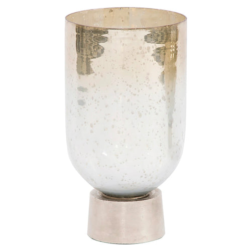 Grotto Glass Round Footed Vase