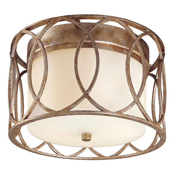 Troy Lighting Sausalito 2-Light Flush Ceiling Mount