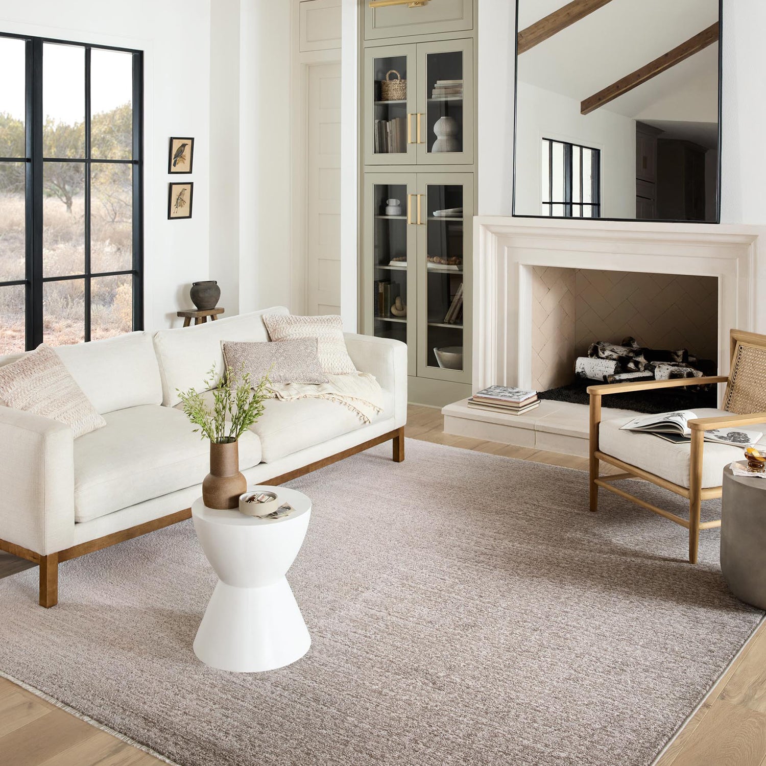 Loloi Vance Taupe/Dove Power Loomed Rug