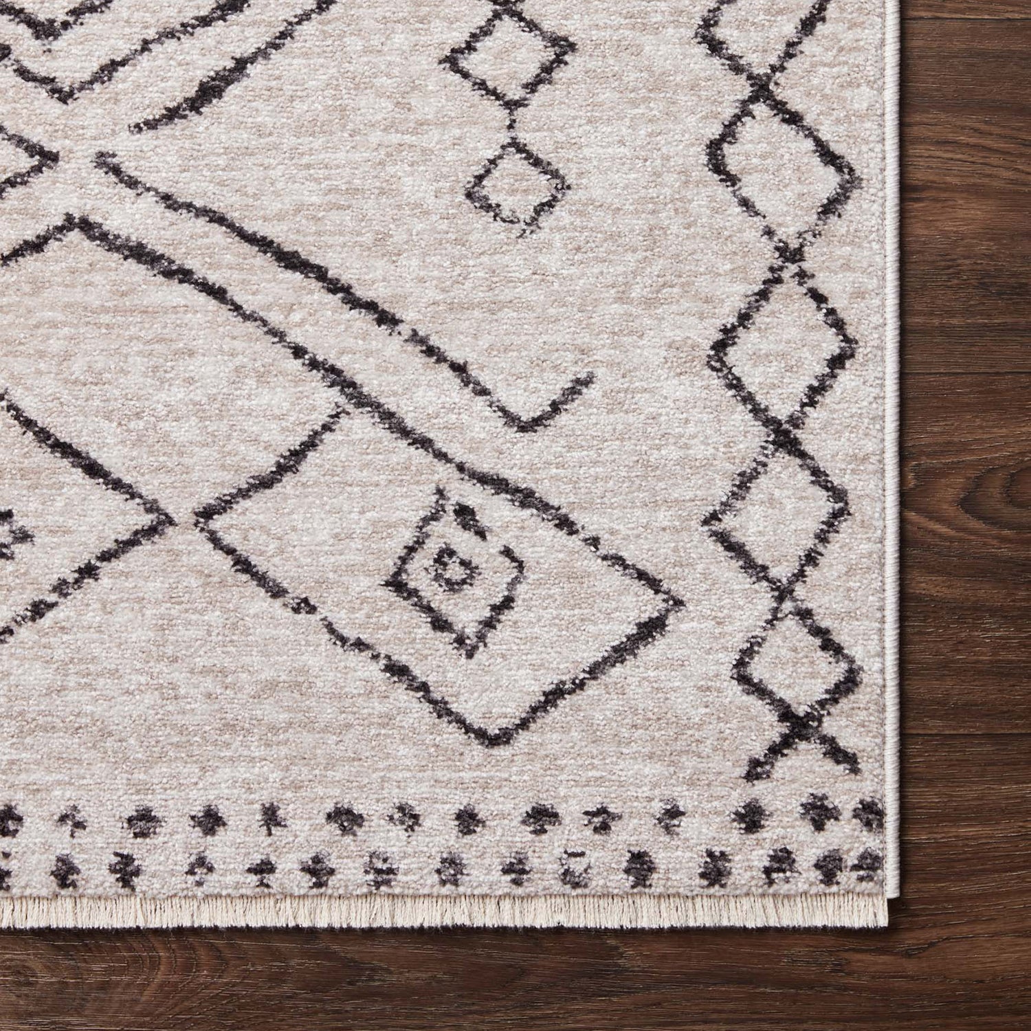 Loloi Vance Dove/Charcoal Power Loomed Rug