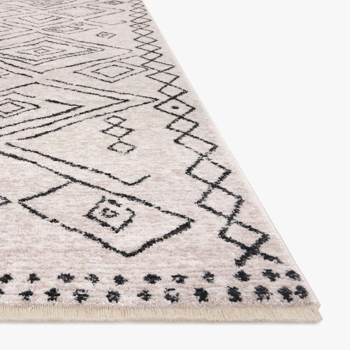 Loloi Vance Dove/Charcoal Power Loomed Rug