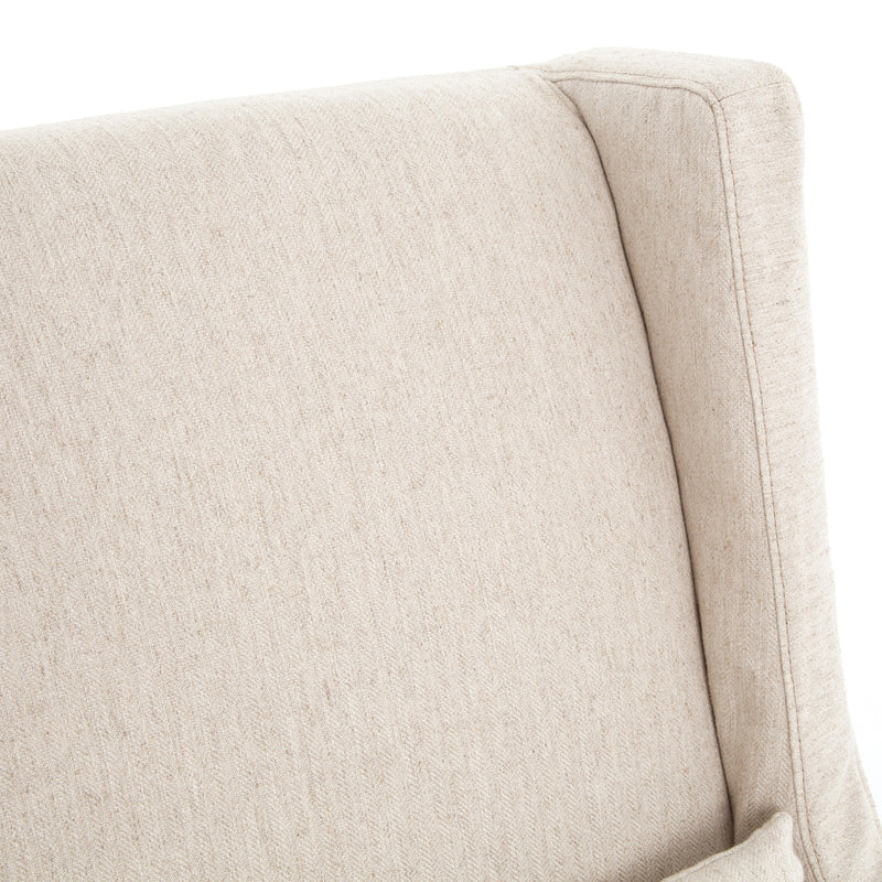 Four Hands Swivel Wing Chair Paynes Gray