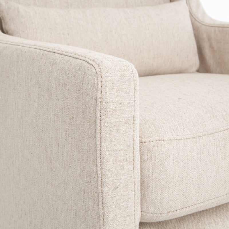 Four Hands Swivel Wing Chair Paynes Gray