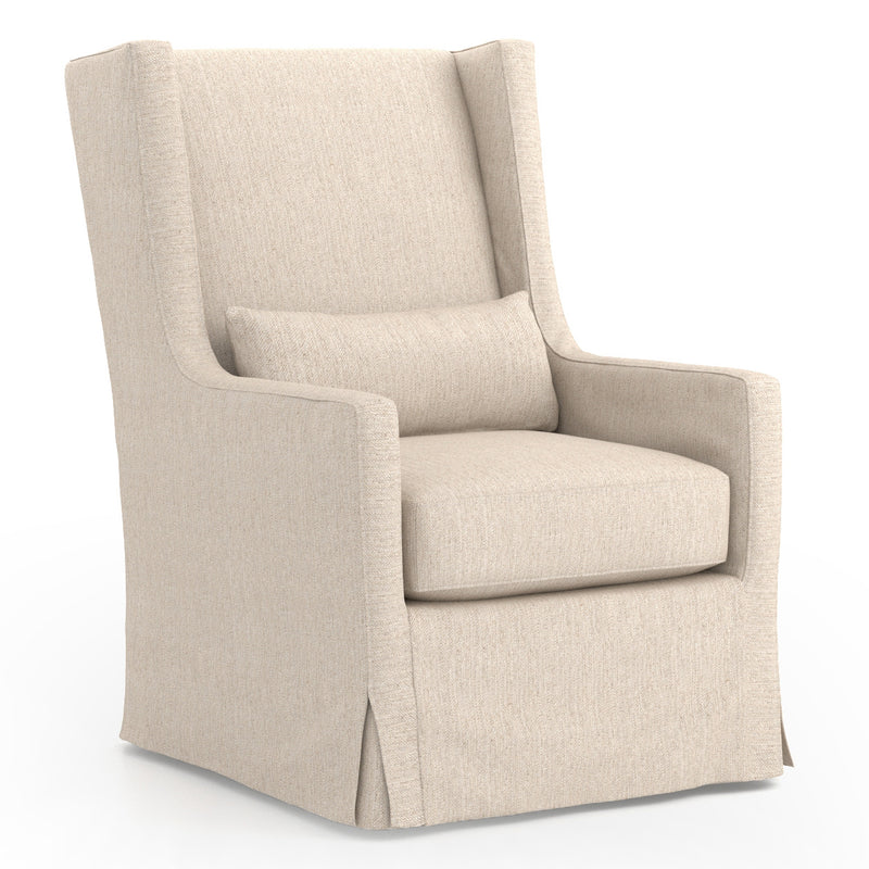Four Hands Swivel Wing Chair Paynes Gray