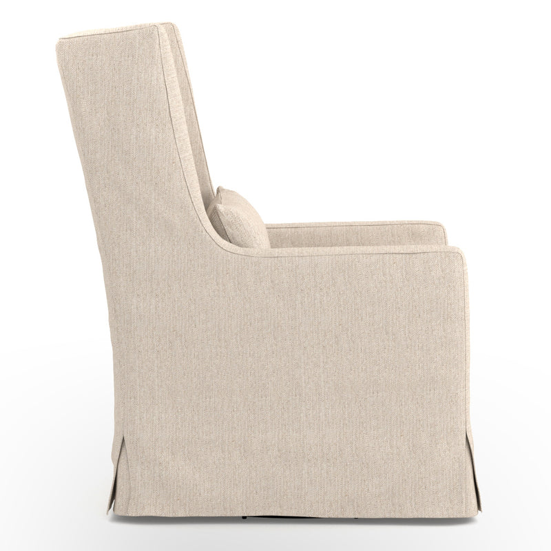 Four Hands Swivel Wing Chair Paynes Gray