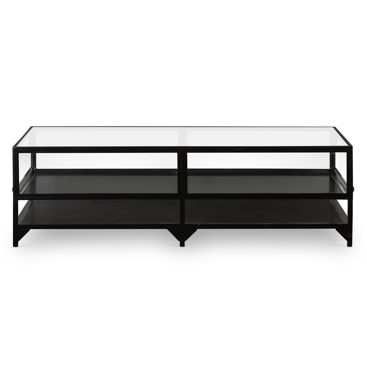 Four Hands Shadow Box Coffee Table Paynes Gray