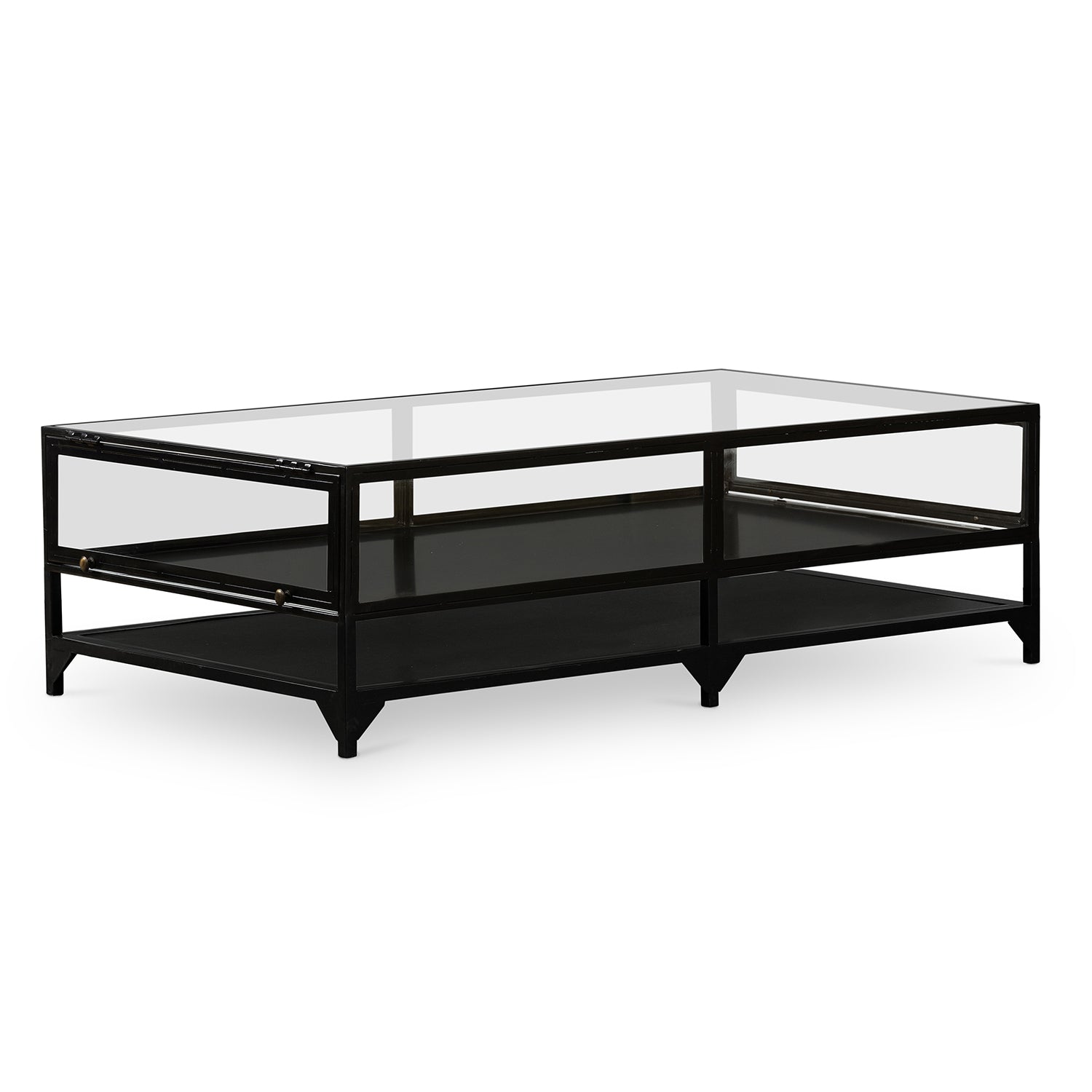 Four Hands Shadow Box Coffee Table Paynes Gray