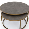 Four Hands Shagreen Nesting Coffee Table Set of 2