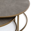 Four Hands Shagreen Nesting Coffee Table Set of 2