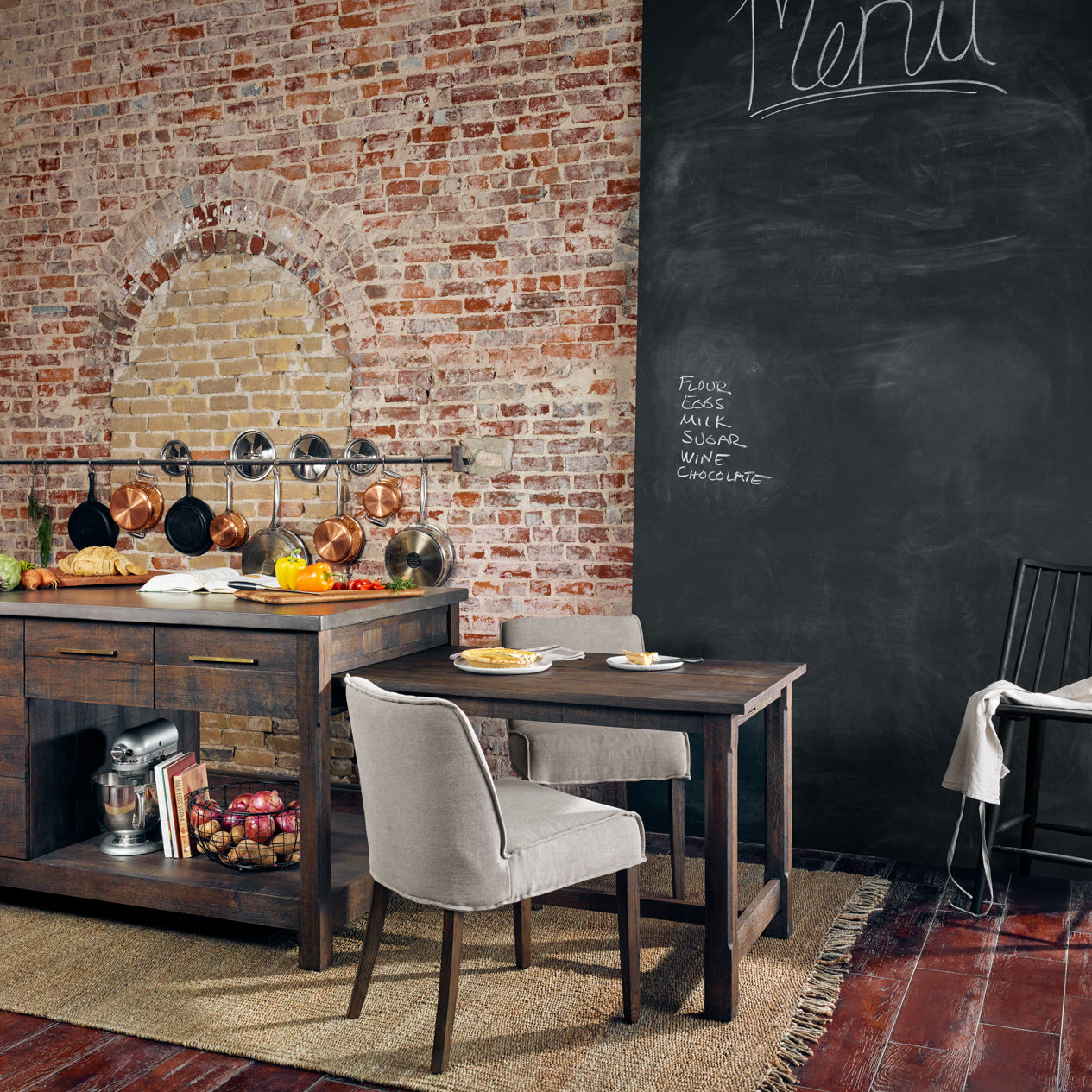 Four Hands Lewis Windsor Bar Stool Set of 2