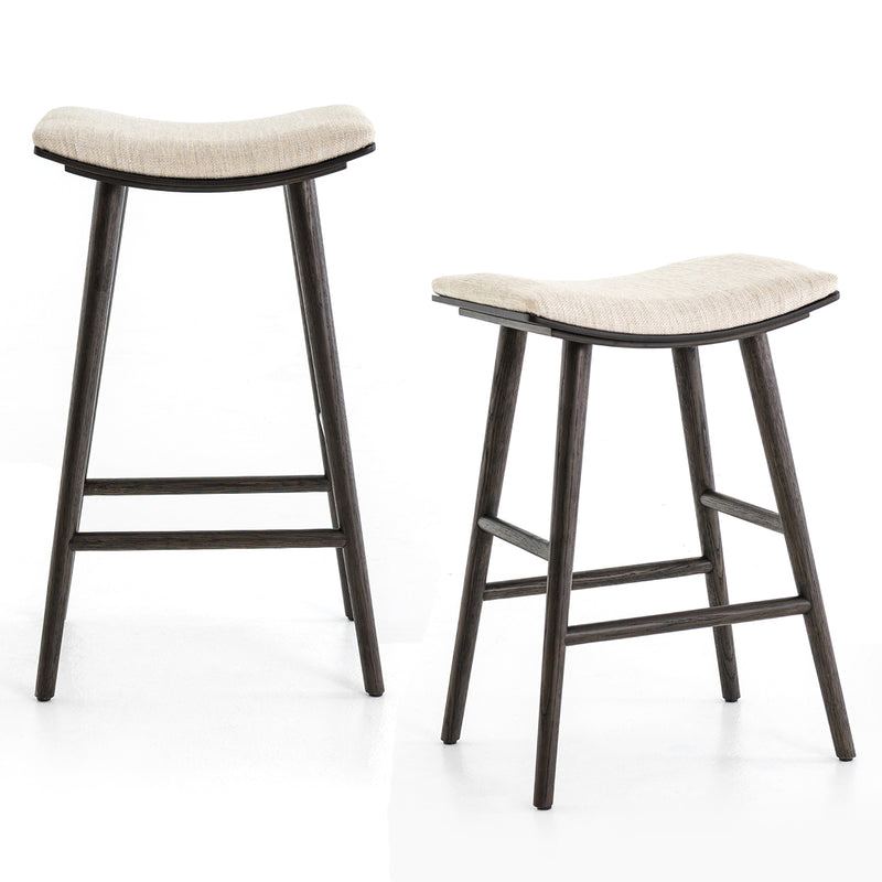 Four Hands Union Saddle Counter Stool Set of 2