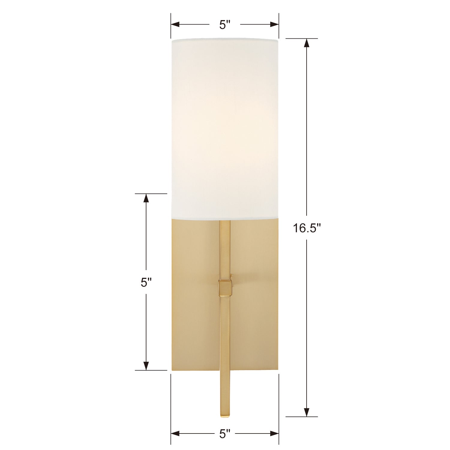 Crystorama Veronica 1-Light Wall Sconce