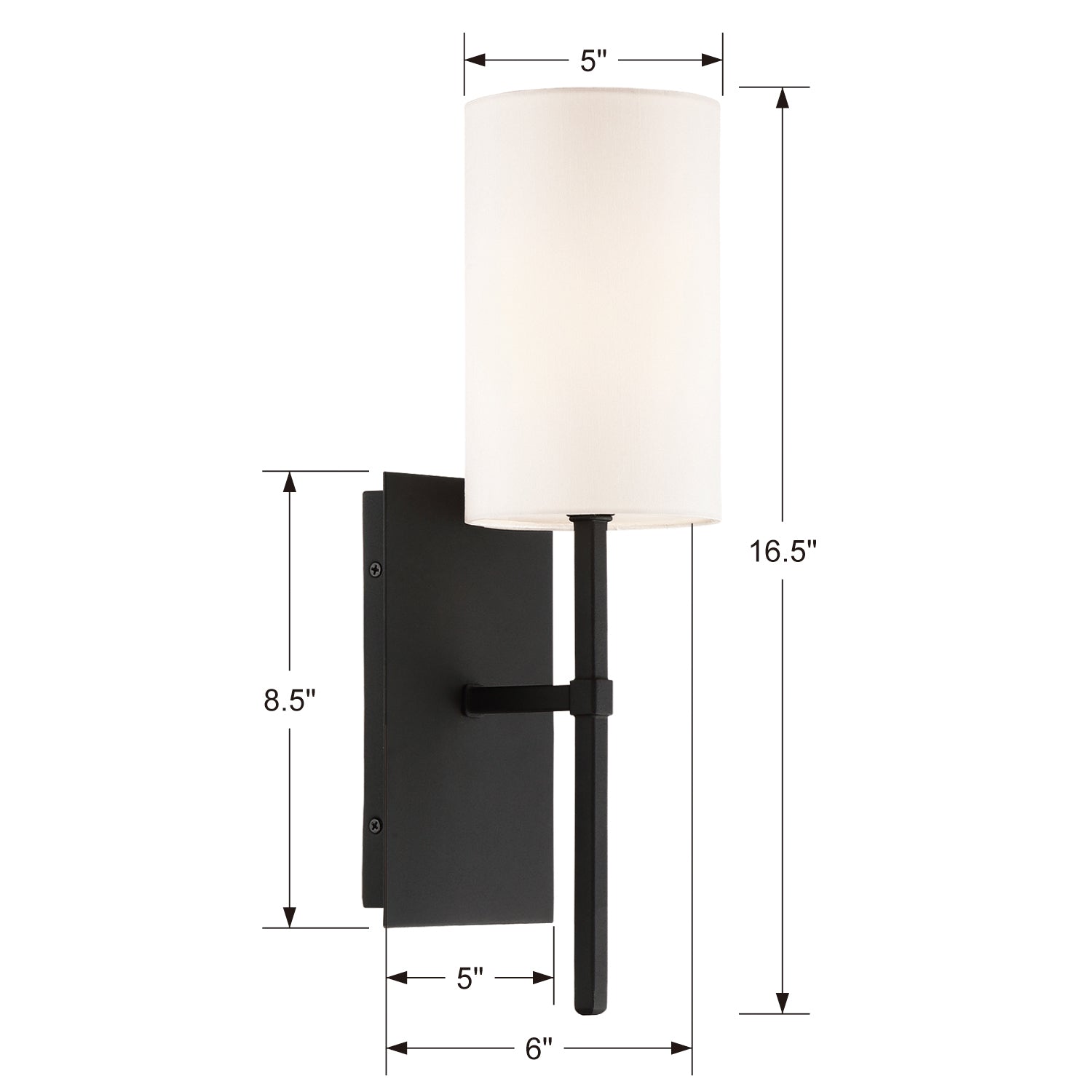 Crystorama Veronica 1-Light Wall Sconce