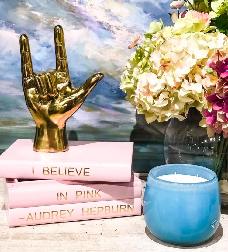Audrey Hepburn I Believe in Pink Leather Book Box
