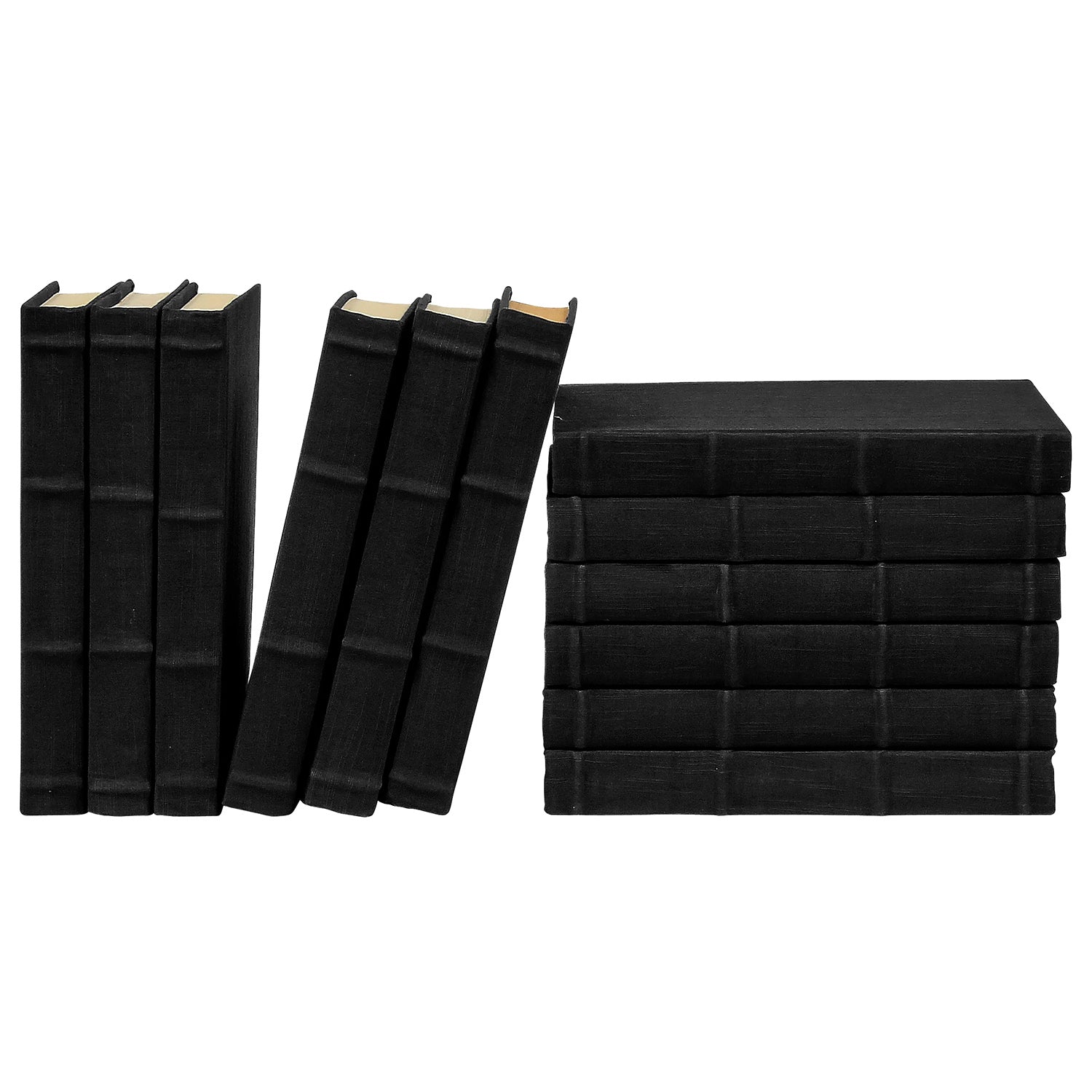 Linen Bound Decorative Book Set of 12