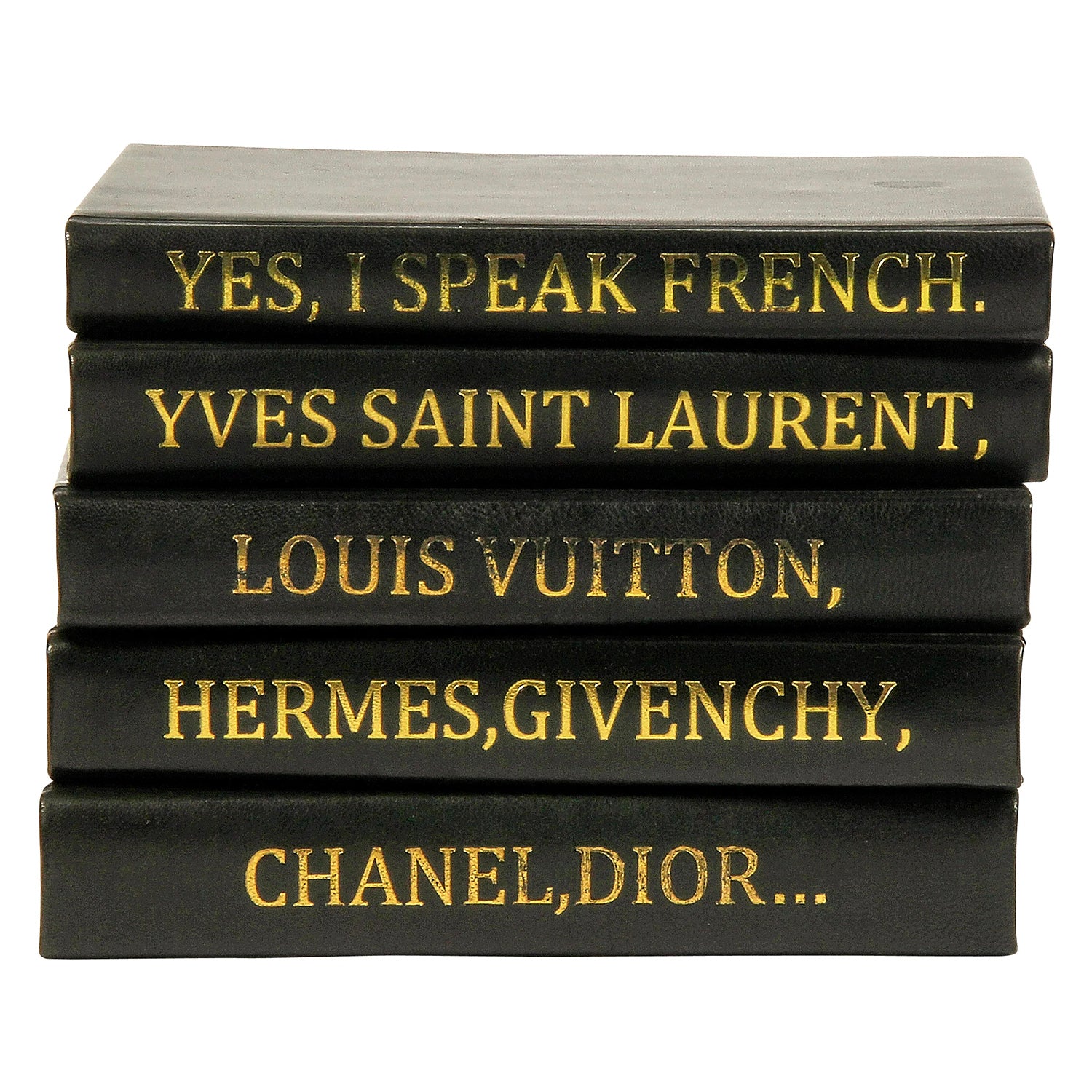 Chanel Louis Vuitton Books Decor