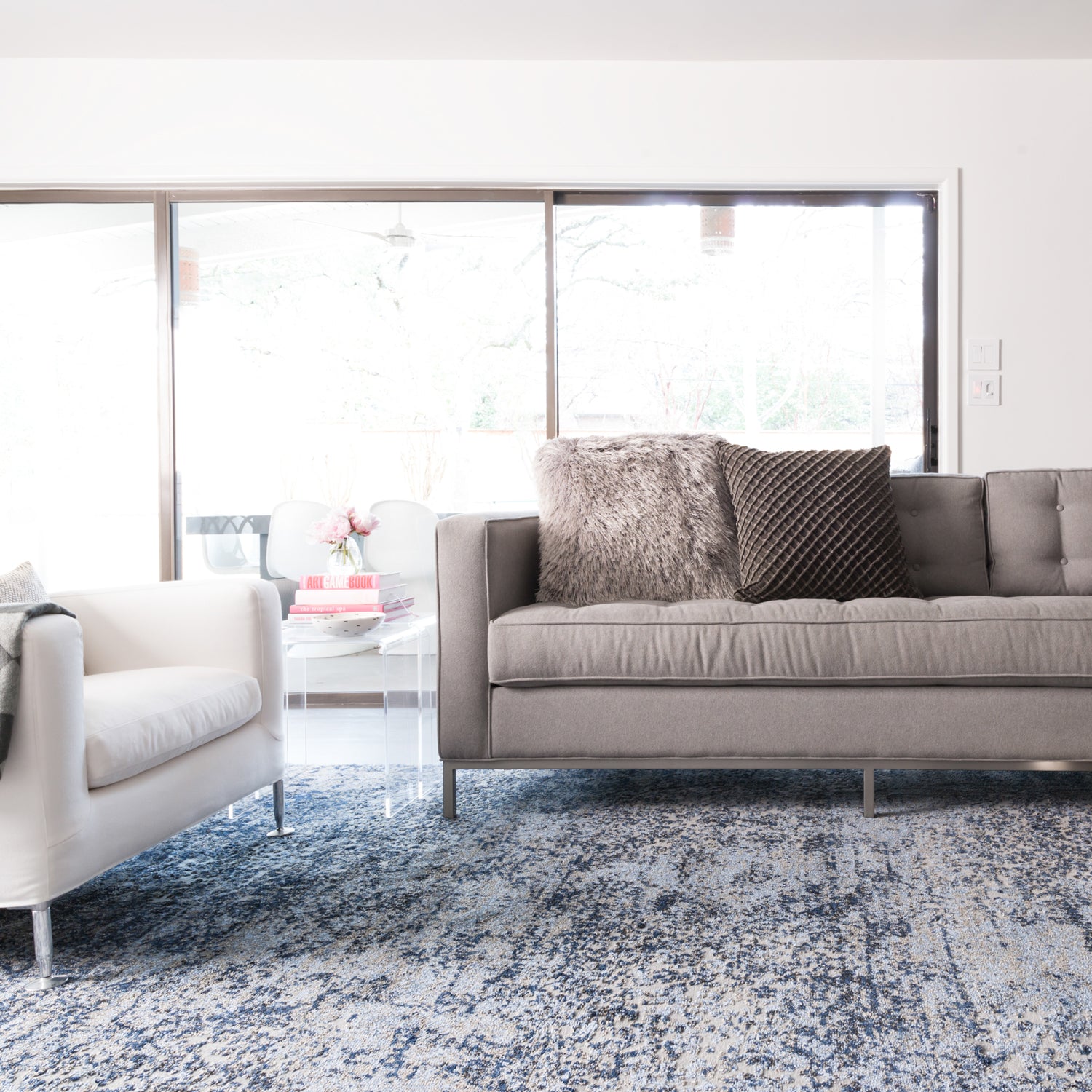 Loloi Viera Light Blue/Gray Power Loomed Rug