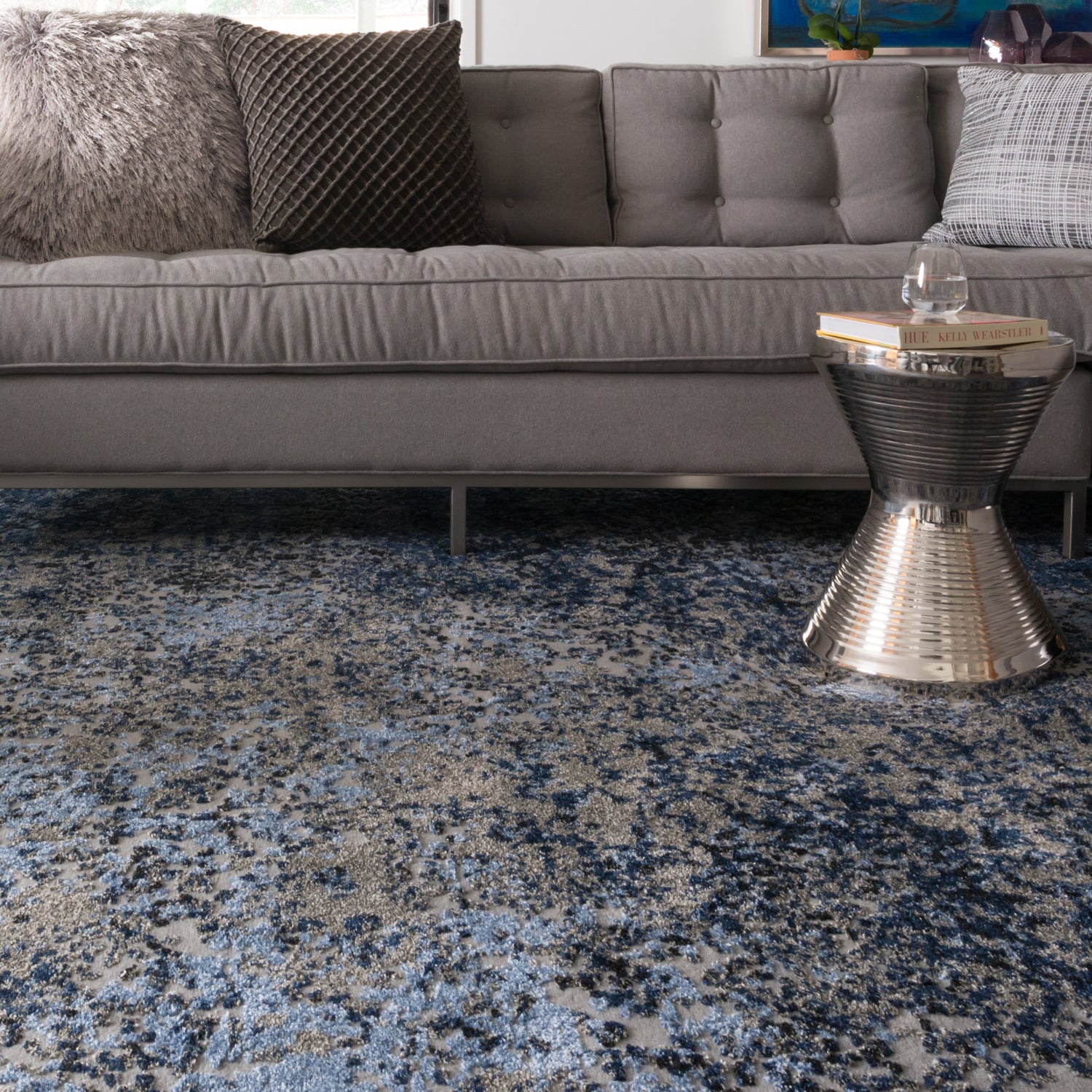 Loloi Viera Gray/Navy Power Loomed Rug