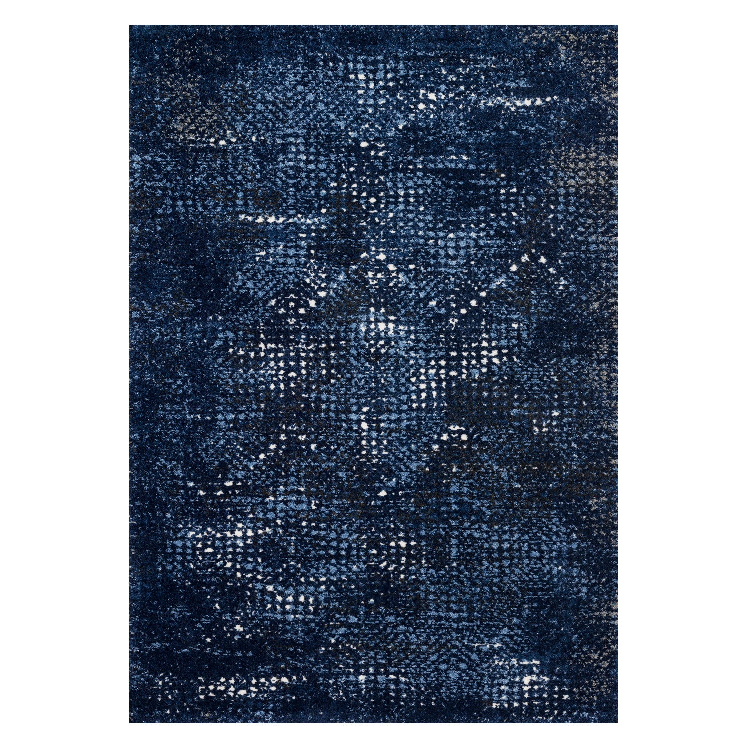Loloi Viera Dark Blue/Light Blue Power Loomed Rug