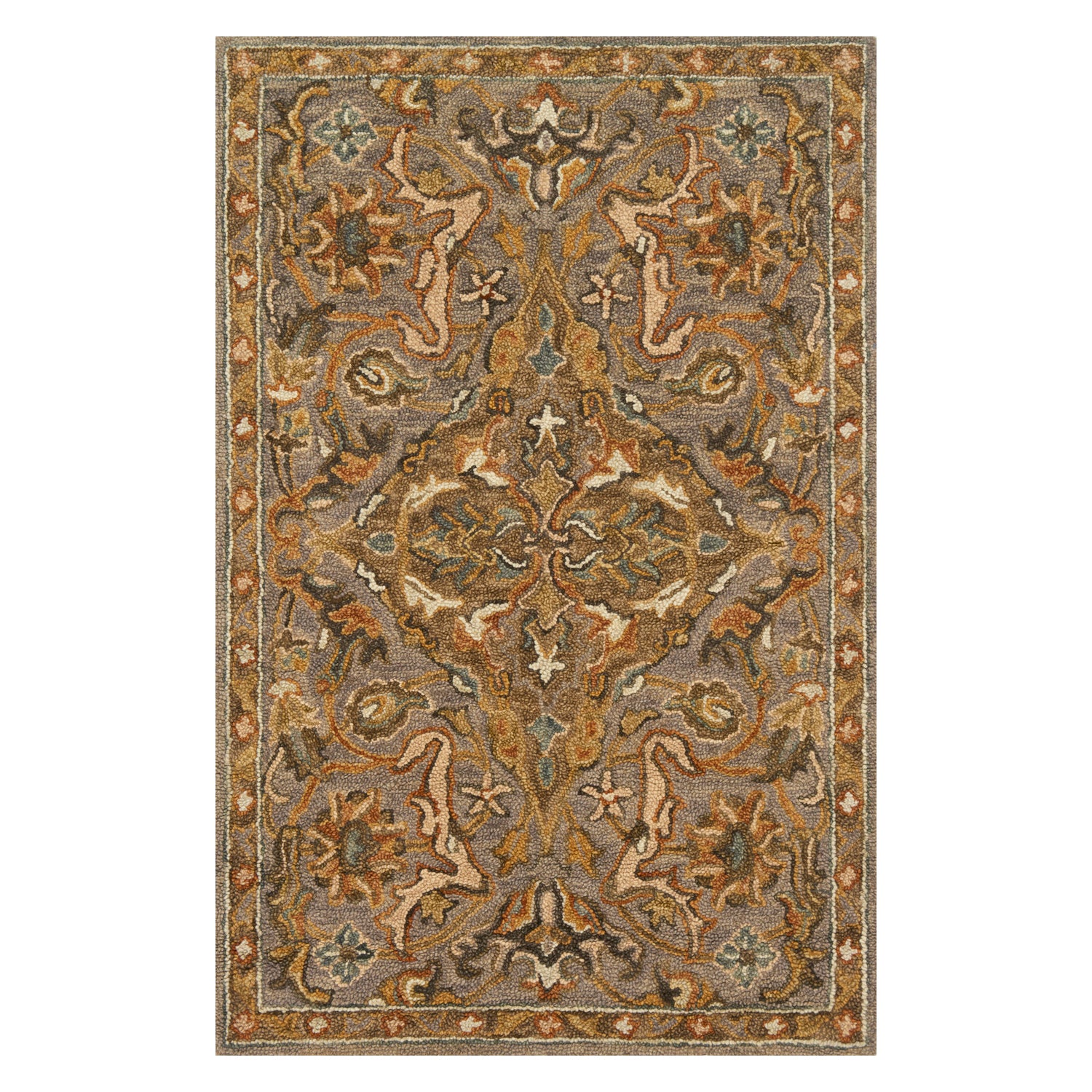 Loloi Victoria Gray/Multi Hooked Rug