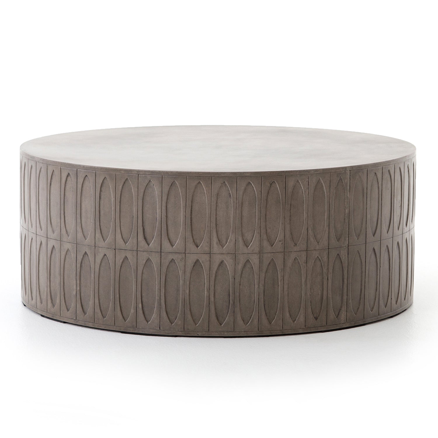 Four Hands Colorado Drum Outdoor Coffee Table – Paynes Gray