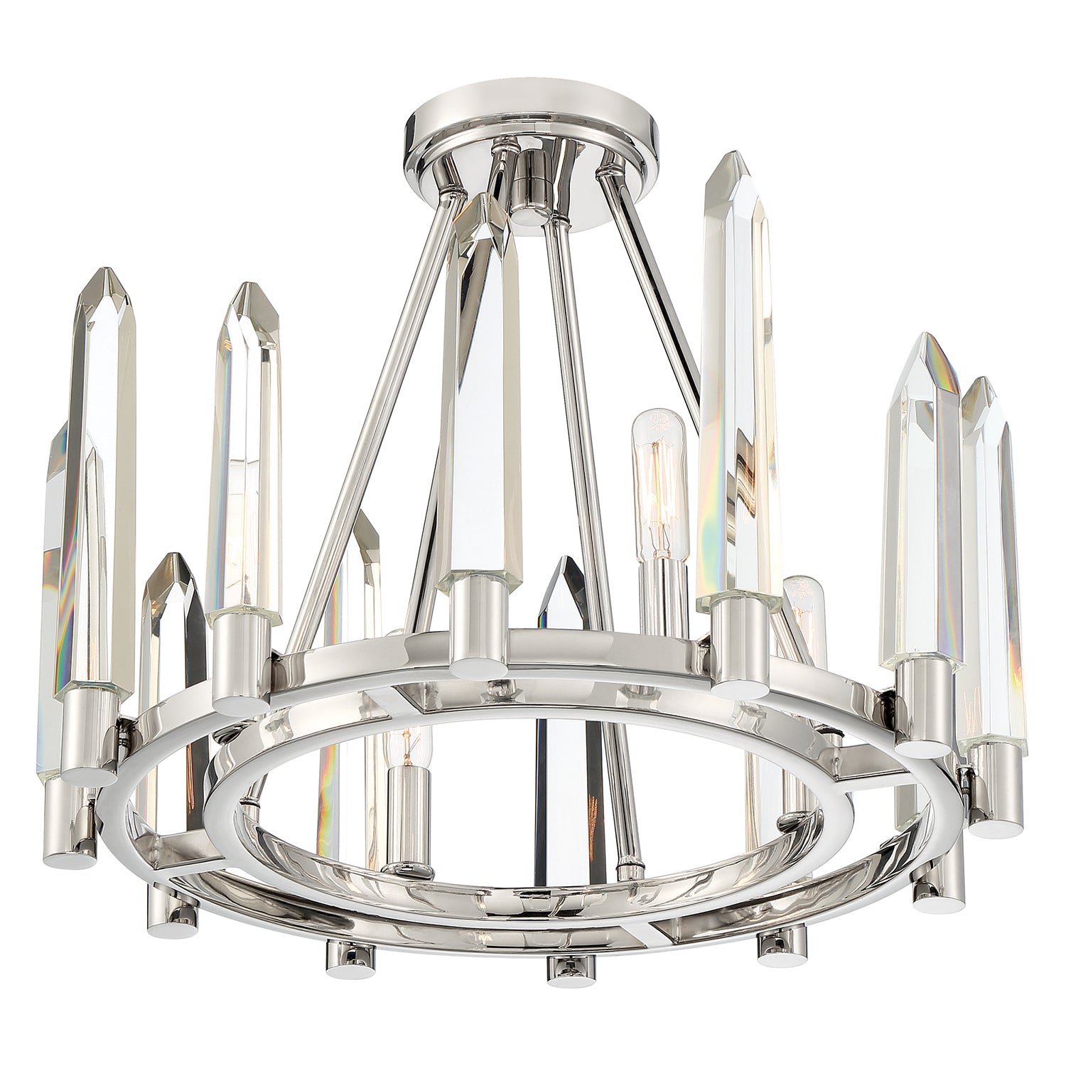 Crystorama Watson Semi Flush Ceiling Mount