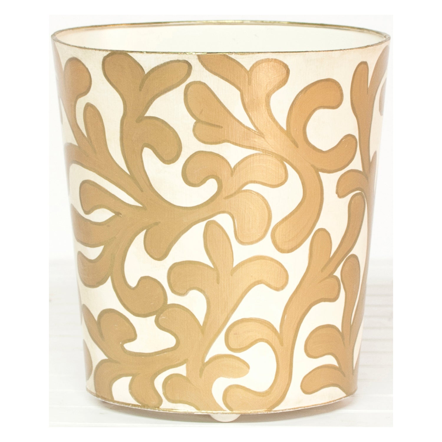 Worlds Away Wastebasket