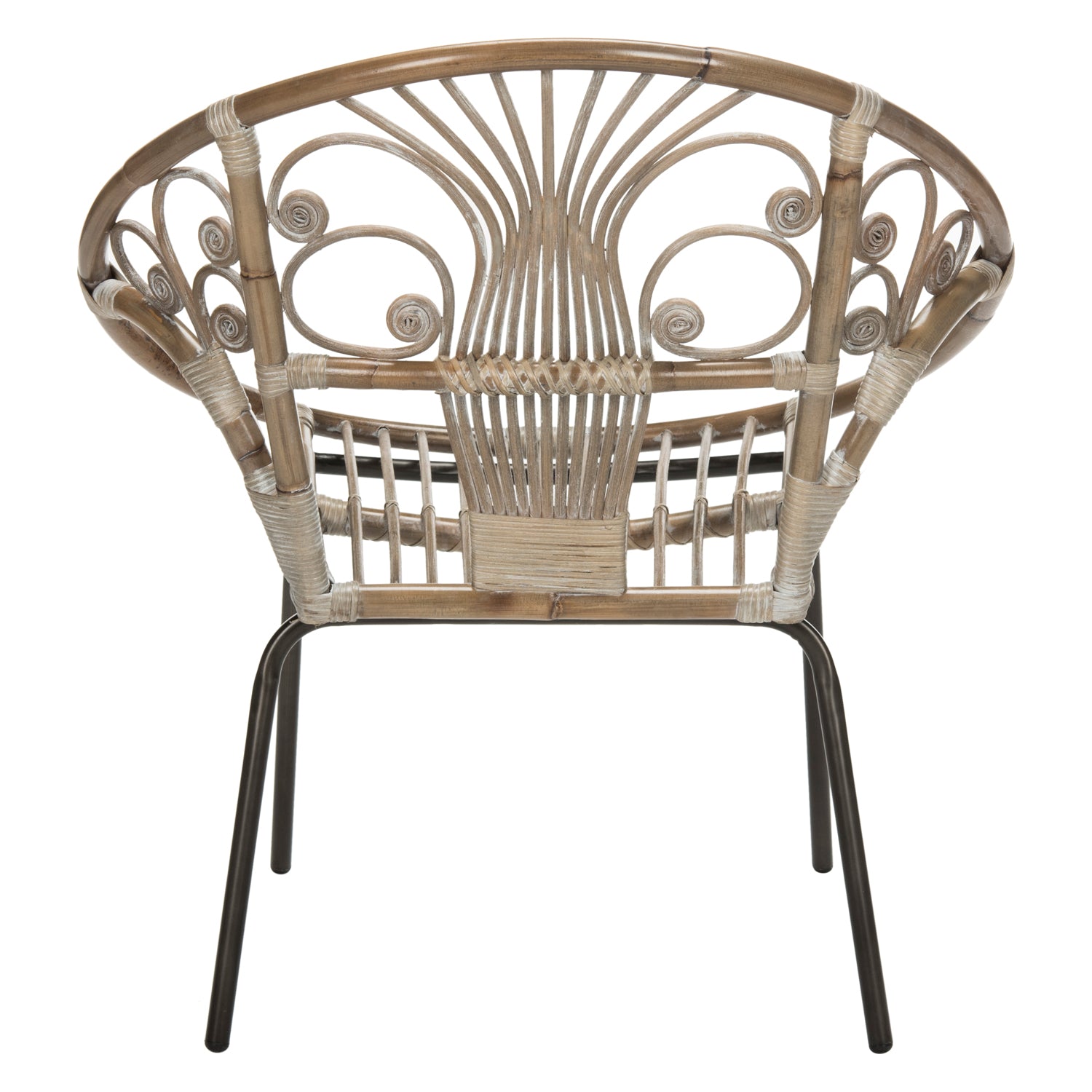 Mia Rattan Accent Chair