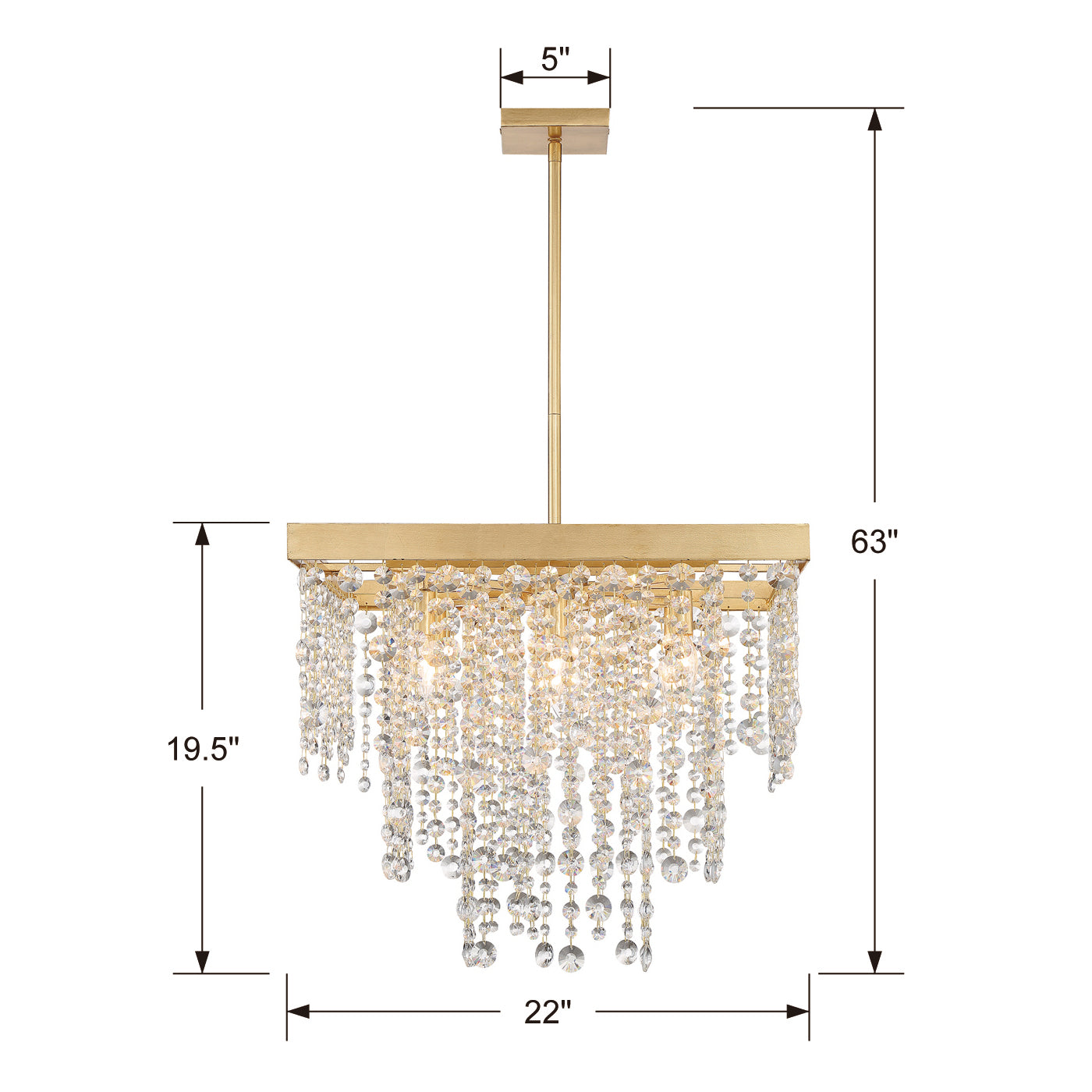 Crystorama Winham 618 8-Light Chandelier