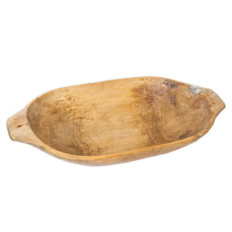 Etu Home Antique Oval Dough Bowl