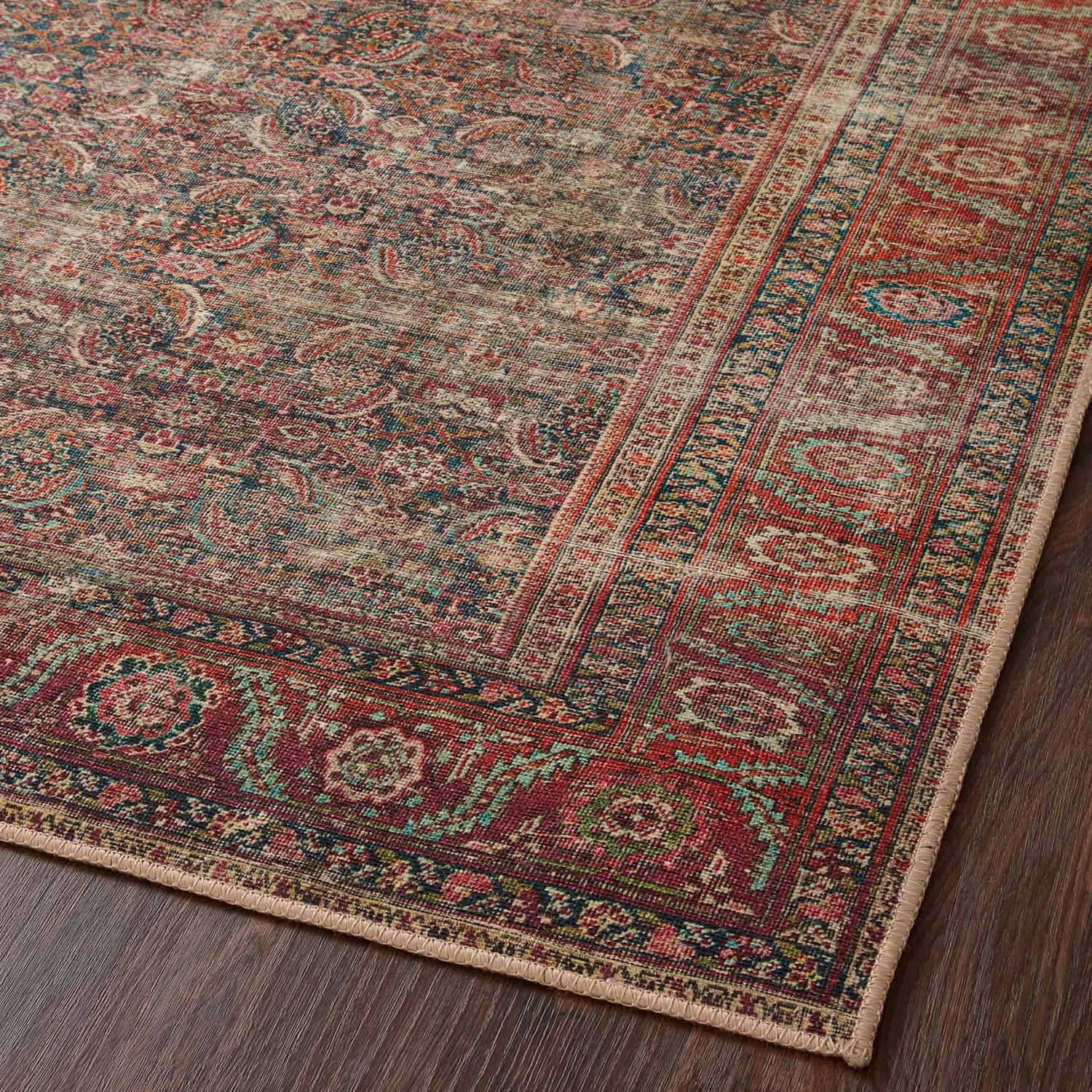 Loloi Wynter Onyx/Multi Power Loomed Rug