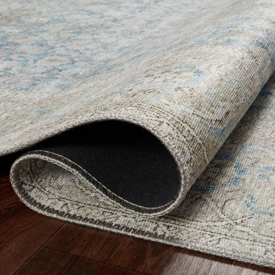 Loloi Wynter Ocean/Silver Power Loomed Rug