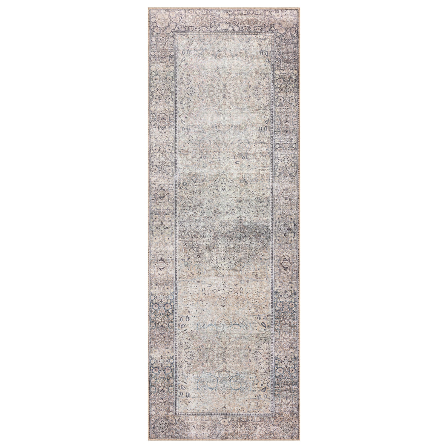 Loloi Wynter Silver/Charcoal Power Loomed Rug