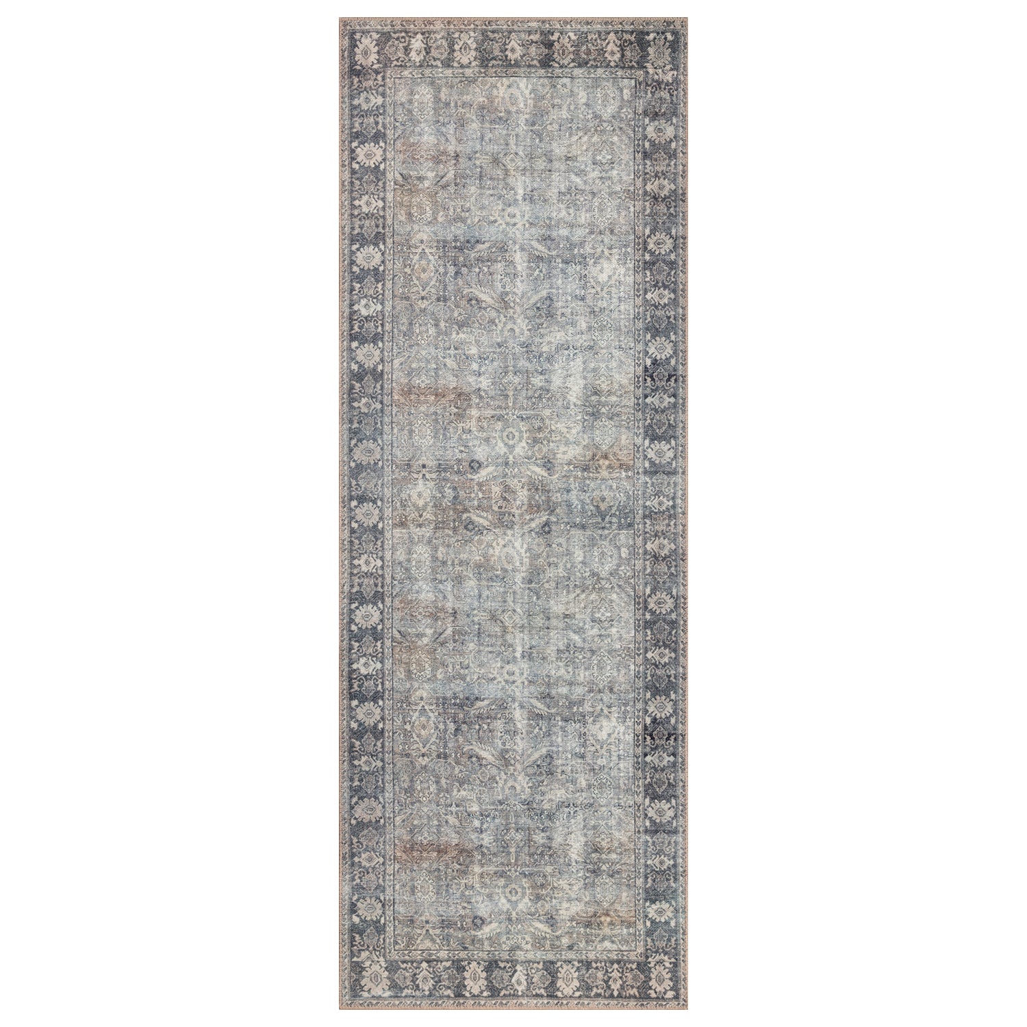 Loloi Wynter Gray/Charcoal Power Loomed Rug