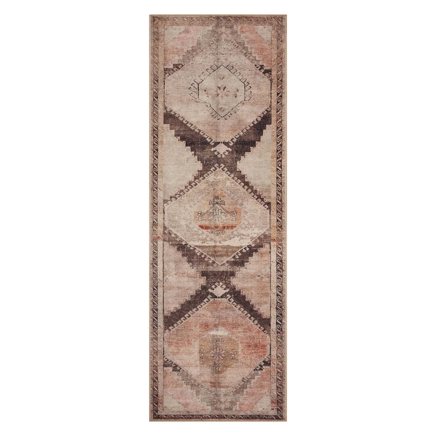 Loloi Wynter Graphite/Blush Power Loomed Rug