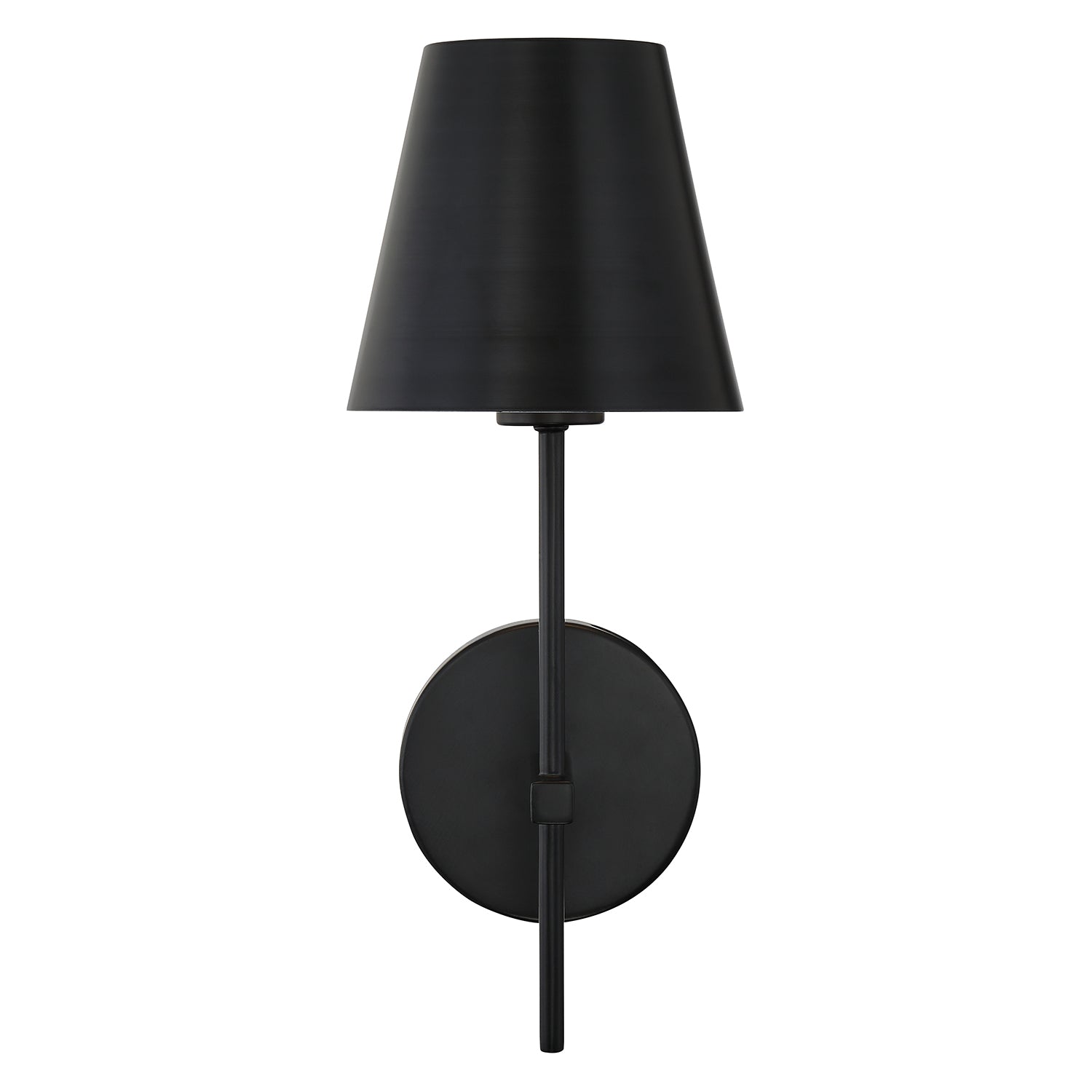 Crystorama Xavier Wall Sconce White/Black Shade