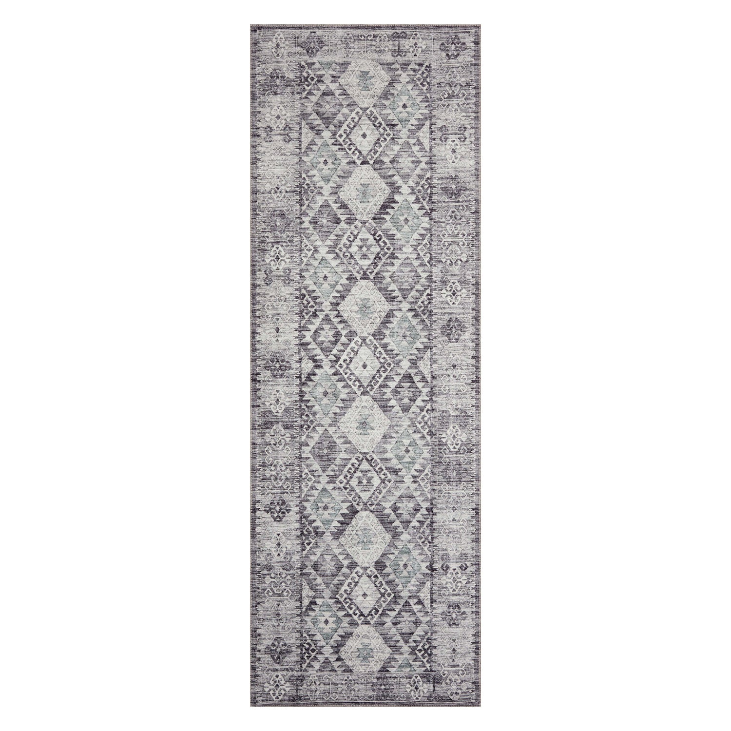 Loloi Zion Charcoal/Slate Power Loomed Rug