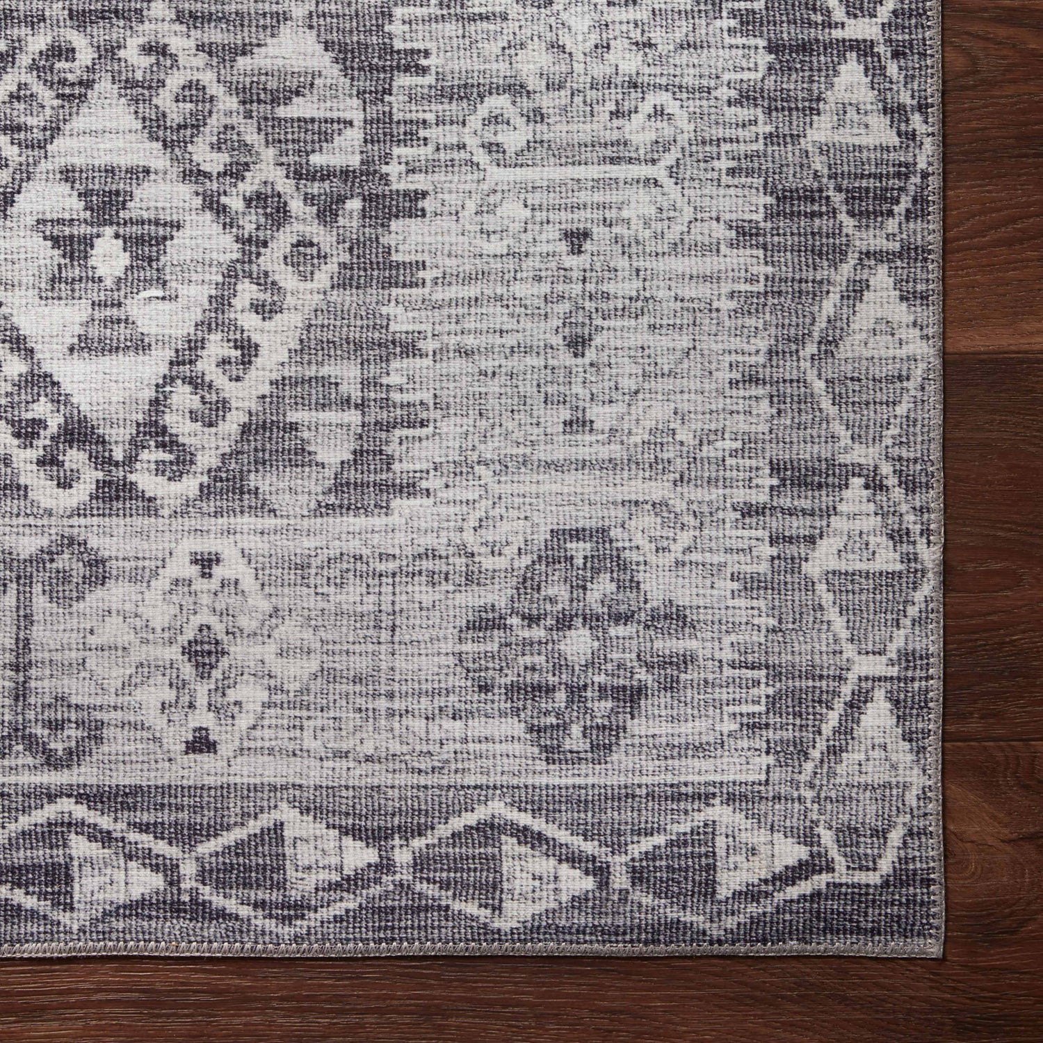 Loloi Zion Charcoal/Slate Power Loomed Rug
