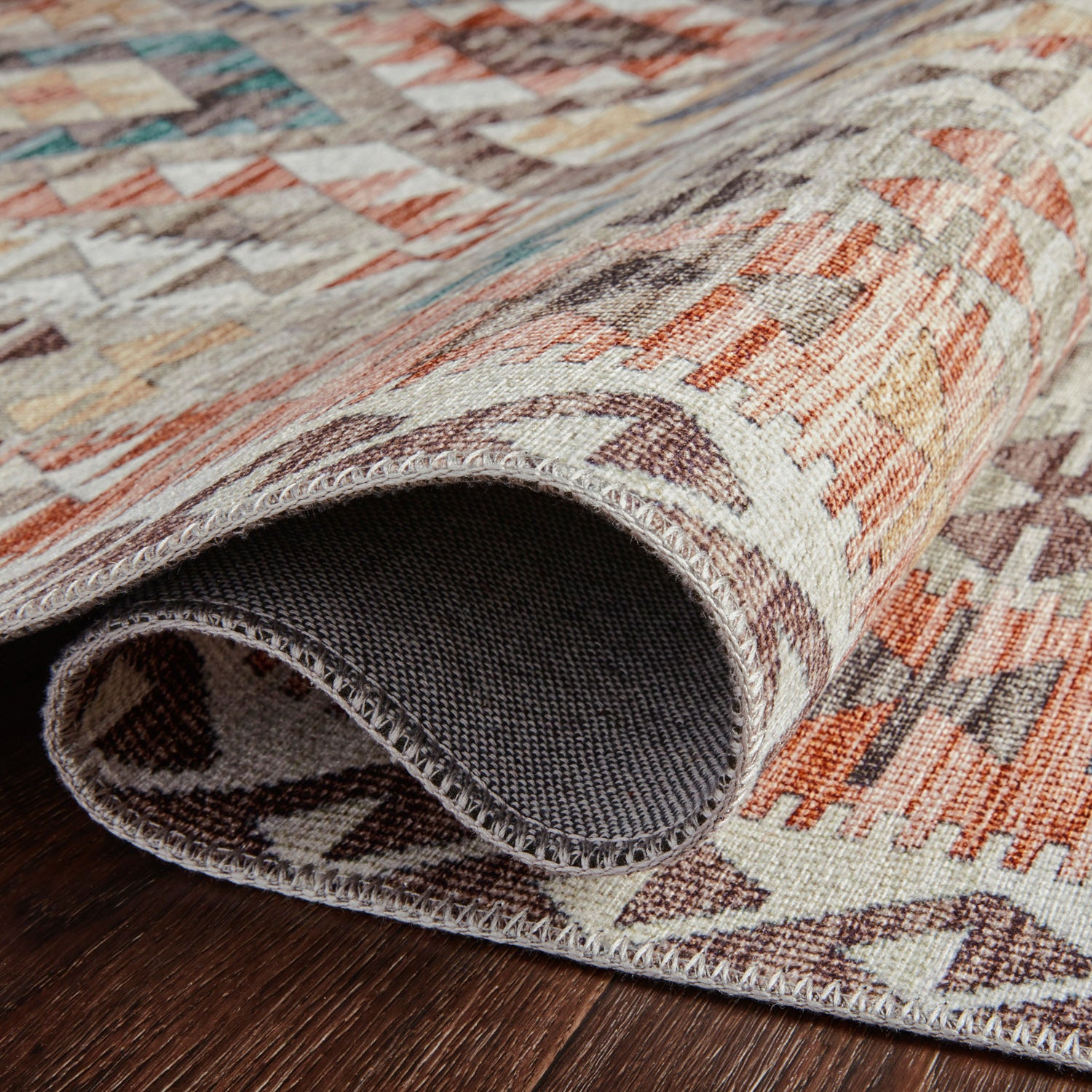 Loloi Zion Ivory/Multi Power Loomed Rug